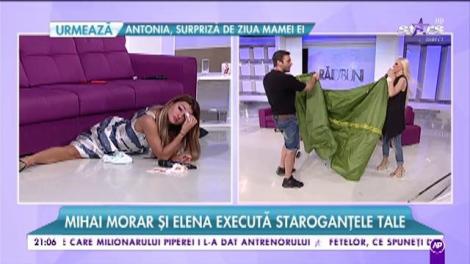 STARoganță la ”Răi da buni”. Mihai Morar montează cortul în platoul emisunii