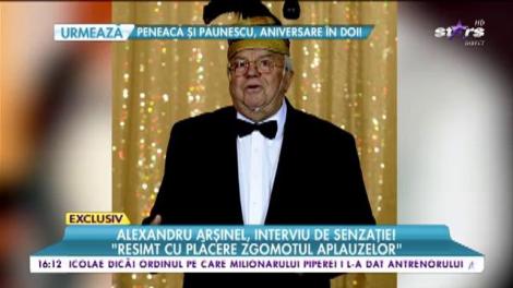 Alexandru Arşinel a primit şi o veste care i-a adus bucurie în suflet