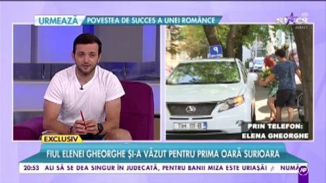 Elena Gheorghe și-a dus "bebelinda" acasă. Nicholas, fiul vedetei, și-a văzut pentru prima dată surioara