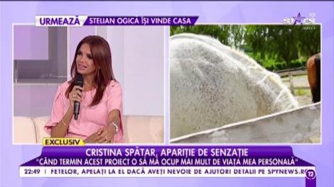 Cristina Spătar, măturisire-bombă la 45 de ani: "Aş mai face un copil"