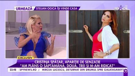 Cristina Spătar, apariție de senzație: "Toată lumea din jurul meu m-a ajutat să trec peste divorț"