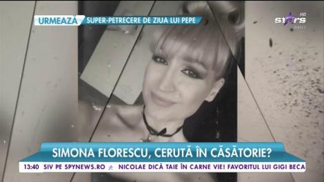 Simona Florescu, cerută în căsătorie?