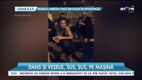 O blondă super sexy și focoasă s-a suit pe portbagajul lui Morar și a dansat până i-a băgat pe toți în boală!
