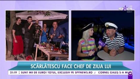 De ziua lui, chef Cătălin Scărlătescu dă petrecere pe plajă cu 400 de invitați
