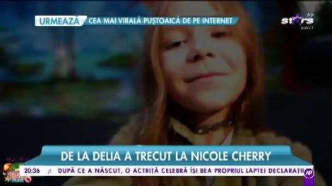 Maria Nicole, supranumită "mica Delie", revine cu un cover la una din piesele lui Nicole Cherry