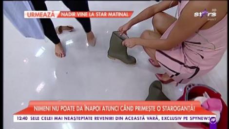 STARoganţa: Mama Deliei, nevoită să spele geamurile