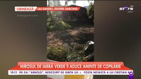 Laura Cosoi a dat luxul pe viața la țară. Mirosul de iarbă verde îi aduce aminte de copilărie