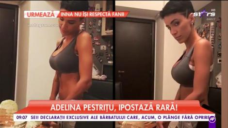 Domnilor, atenţie mare! Şi frumoasă, şi de casă?! Ce face Adelina Pestriţu seara, în intimitatea ei