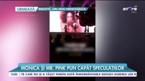 Monica Gabor și Mister Pink, împreună la o mega petrecere