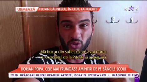 Dorian Popa, cele mai frumoase amintiri de pe băncile școlii: "Îmi bate inima rău de tot. Nu am mai avut aşa emoţii de la BAC"