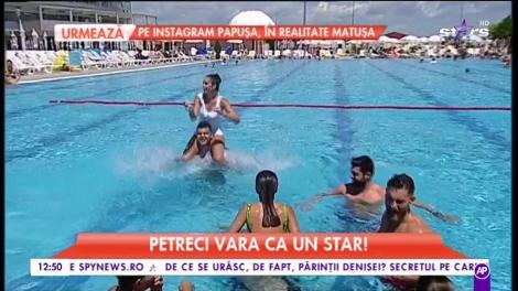 Naty, Bote şi Raluca Dumitru s-au &icirc;nfierb&acirc;ntat at&acirc;t de tare, &icirc;nc&acirc;t au sărit &icirc;n piscină &icirc;mbrăcaţi! Imaginile sunt senzaţionale