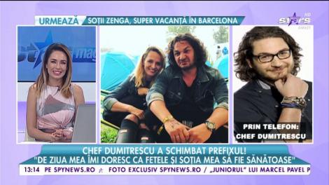 Chef Florin Dumitrescu a schimbat prefixul! "Am primit cadouri încă de când m-am trezit"