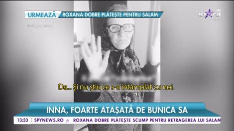 Inna, foarte ataşată de bunica ei. I-a cumpărat bunicii o casă