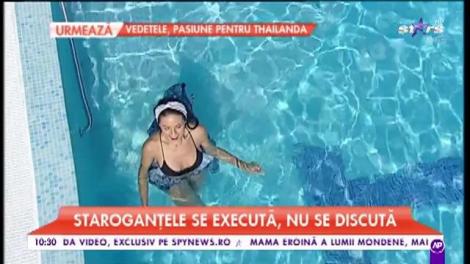 Dans lasciv în piscină! Cea mai fierbinte STARoganţă, sub ochii invidioșilor. Bote nu a mai rezistat și s-a băgat între cele două fete