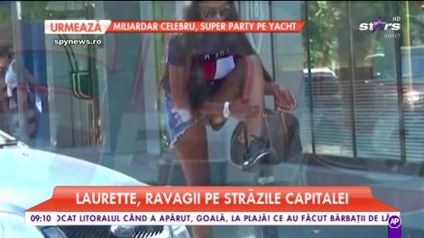 Laurette face ravagii pe străzile Capitalei