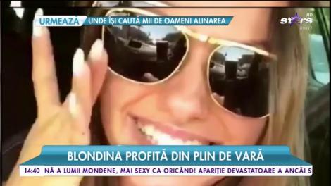 Alexandra Stan, distracţie la malul mării