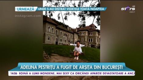 Adelina Pestriţu se relaxează! A fugit de căldura din Bucureşti într-un loc răcoros şi stilat
