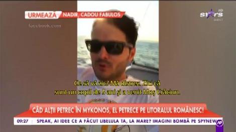 Când alții petrec în Mykonos, Liviu Vârciu se distrează pe litoralul românesc
