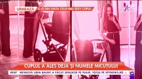 "Edan", numele ales de Gabi Enache și Lena pentru bebelușul lor