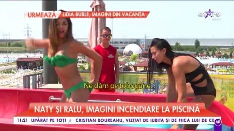 Imagini incendiare la piscină! Natalia Mateuț și Raluca Dumitru, senzații tari la 40 de grade
