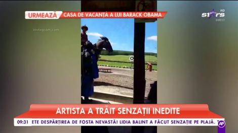 Lidia Buble, senzații inedite în vacanță