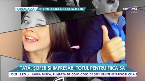 Nicole Cherry, relație specială cu tatăl ei