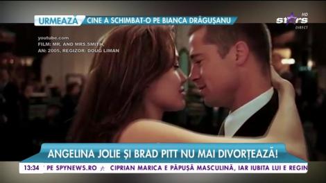 Brad Pitt și Angelina Jolie nu mai divorțează