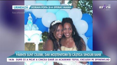 Părinții sunt celebri, dar moștenitorii își câștigă singuri banii