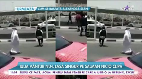 Iulia Vântur nu-l lasă singur pe Salman Khan nicio clipă