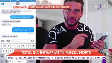 Dorian Popa, mesaje ciudate, la unu noaptea. Mama artistului a intrat în panică: "Mă, mamă, mă sperii!".