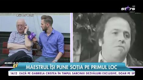 O iubește mai presus de orice! Alexandru Arşinel îşi pune în pericol sănătatea pentru a avea grijă de soţia bolnavă: ”Nu se poate mișca singură!”