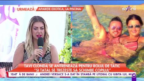 Tavi Clonda se antrenează pentru rolul de tătic