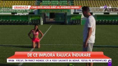 Raluca Dumitru, în genunchi în fața lui Dacian Varga