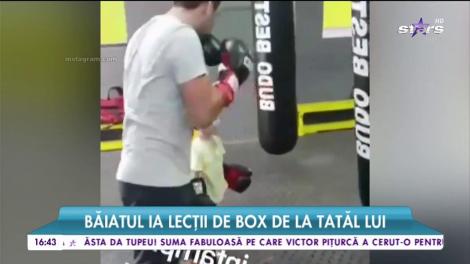 VIDEO! Fanii au criticat-o dur pe vedetă după ce au văzut imaginile! Fiul Annei Lesko ia lecții de box la doar trei ani