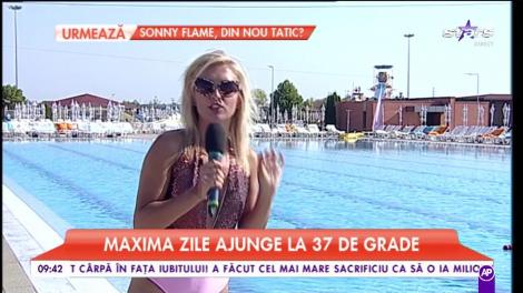 Astăzi vremea e frumoasă, fă-ţi curaj şi ieşi din casă! Maxima zile ajunge la 37 de grade