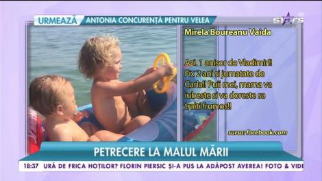 Copilașii Mirelei Vaida își serbează ziua la malul mării