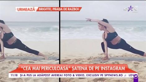 ”Cea mai periculoasă” șatenă de pe Instagram