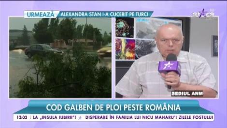 Cod galben de ploi peste România