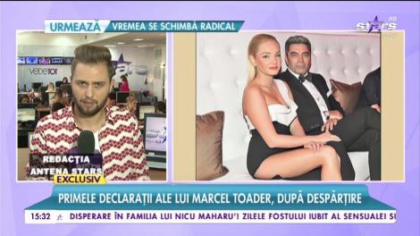 Gata cu speculaţiile, este oficial! Marcel Toader, primele declaraţii după despărţirea de Maria Constantin: "Prefer să tac în aceste momente"