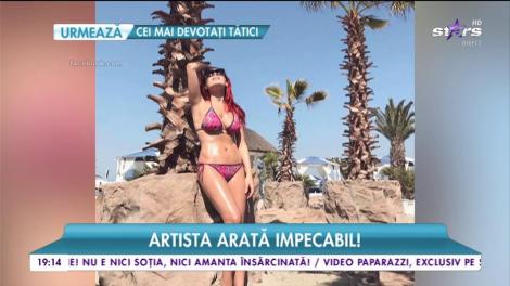 HOT MOM! Elena Gheorghe are o siluetă de invidiat, la mai puţin de două luni de la naştere! Ăsta da exemplu de ambiţie