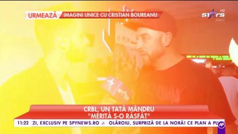 CRBL, un tată mândru: "Am o relație foarte bună cu Alessia"