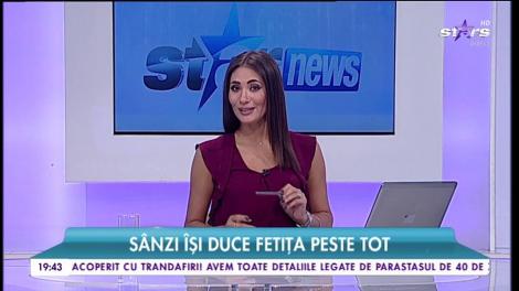 Sânziana Buruiană îşi duce fetiţa peste tot