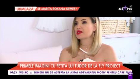 Primele imagini cu fetița lui Tudor de la Fly Project