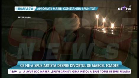 Îngenunchiată şi cu obrajii plini de lacrimi! Maria Constantin a clacat. Imagini emoţionante cu soţia lui Marcel Toader