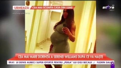 Serena Williams numără zilele până când va deveni mămică