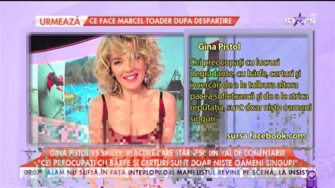 Gina Pistol suferă de insomnii? Blonda pare să nu aibă pace din cauza oamenilor care îşi bagă nasul în posibila ei relaţie cu Smiley!