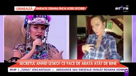 Secretul Annei Lesko a fost dezvăluit! Ce face sexy cântăreaţa de arată atât de bine