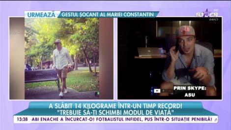 Asu a slăbit 14 kilograme într-un timp record!