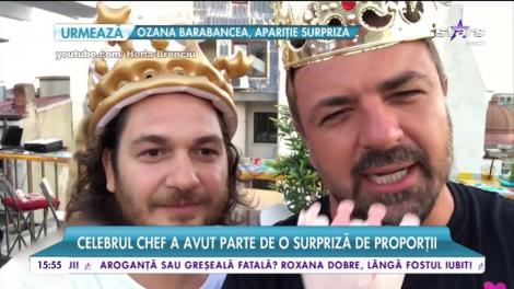 Chef Florin Dumitrescu, tratat ca un rege de ziua lui