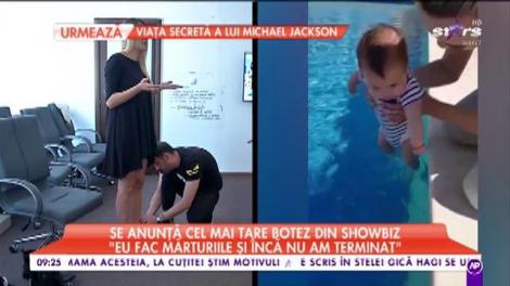 Andrei Ştefănescu şi iubita lui fac ultimele pregătiri pentru botez